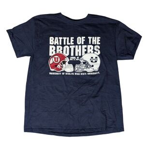 Blue84 Mens Large University of Utah vs Utah State Battle of the Brothers